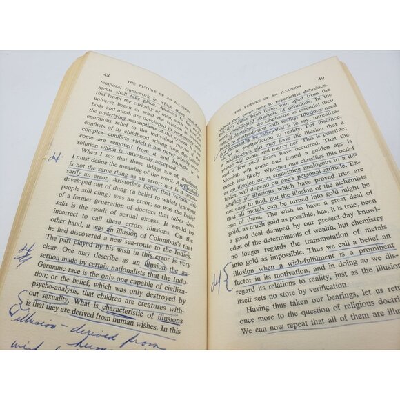 The Future Of An Illusion By Sigmund Freud Paperback 1964 - Picture 5 of 8